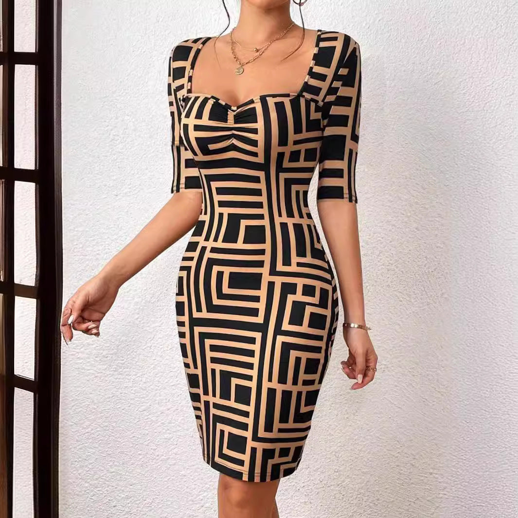 Square Collar Dress – Elegant. Feminine. Timeless.